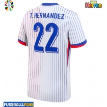 Frankreich Theo Hernandez #22 Auswärtstrikot EM 2024 Kurzarm